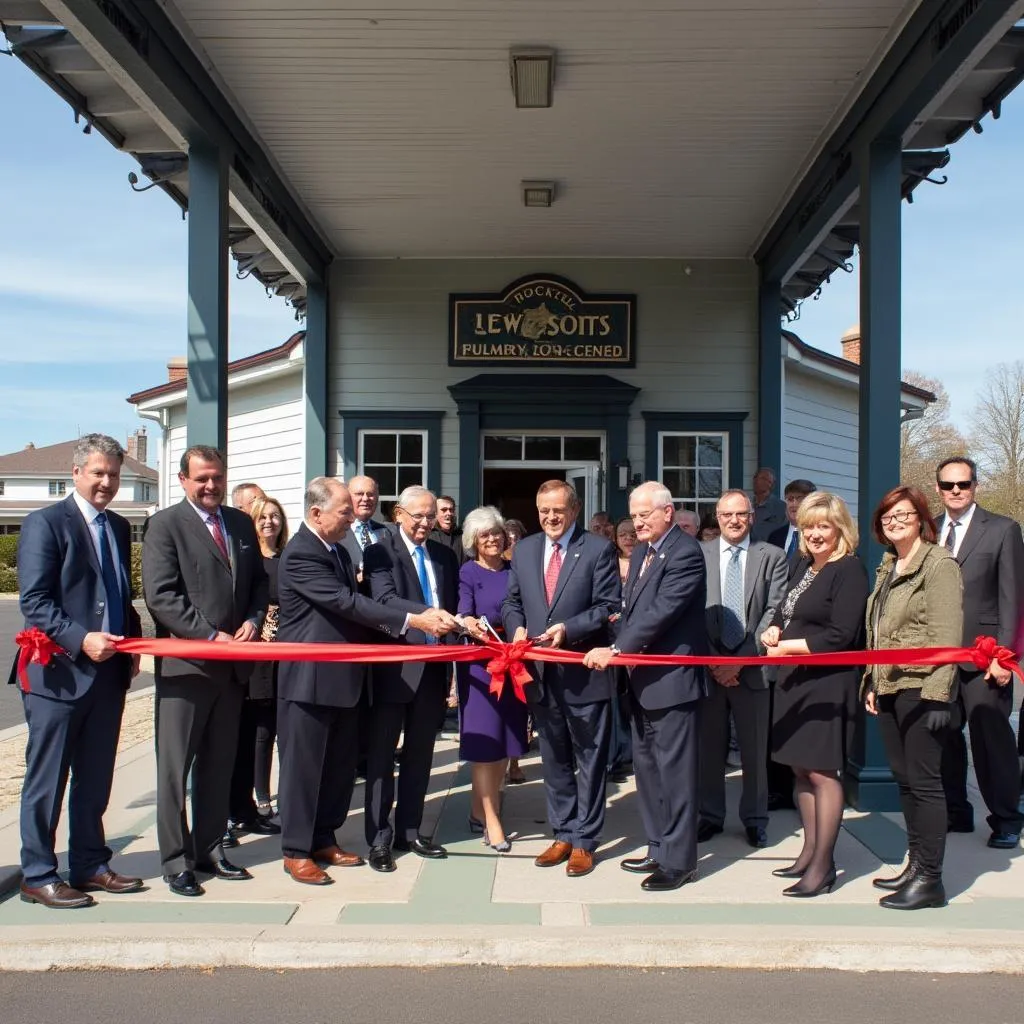 Inauguración de estación restaurada