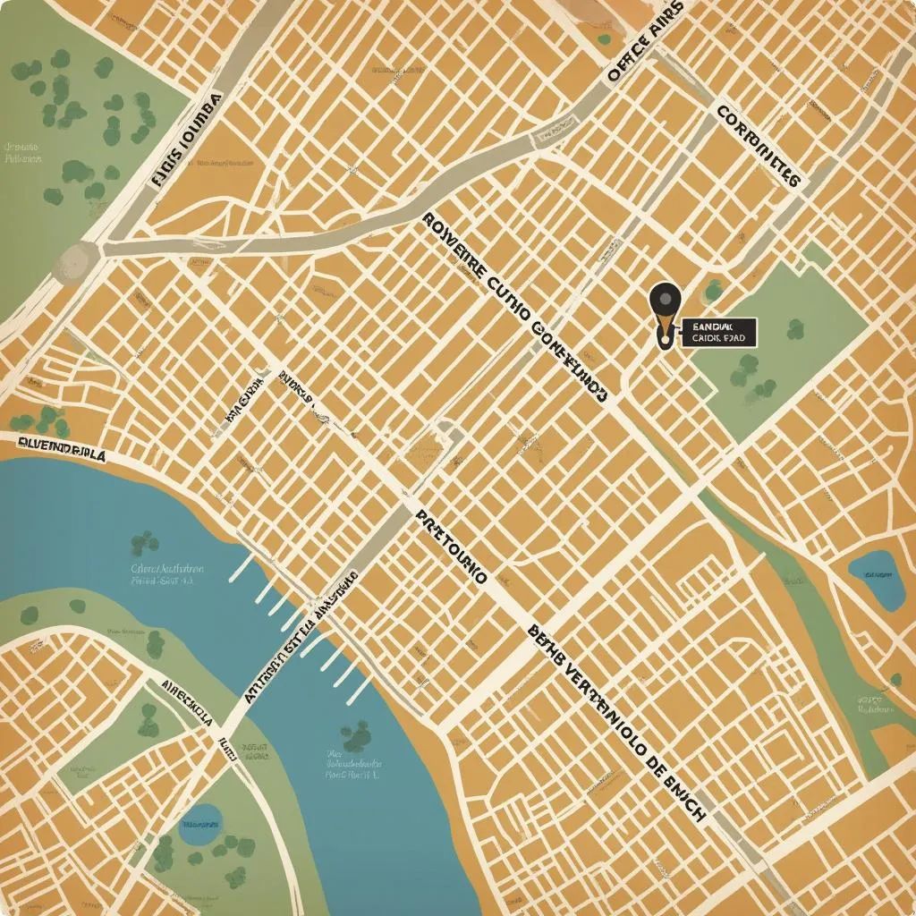 Mapa de ubicación de nuestra oficina